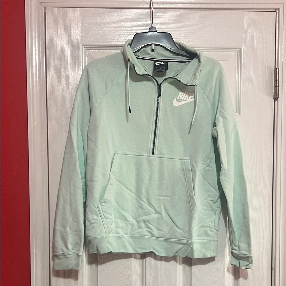 Nike Mint Green Half-Zip Pullover